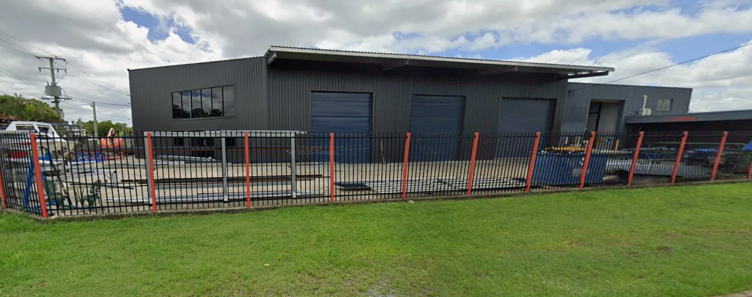 Centenary Place, Logan Village — engineering the industrial frame